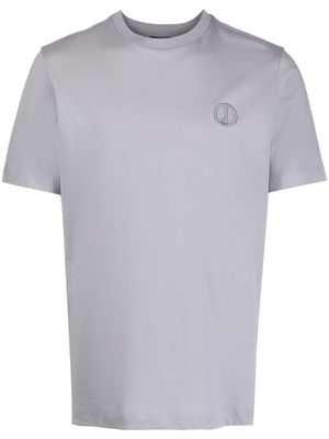 Dunhill logo-embroidered short-sleeved T-shirt - Grey