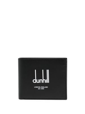 Dunhill logo-print bi-fold wallet - Black