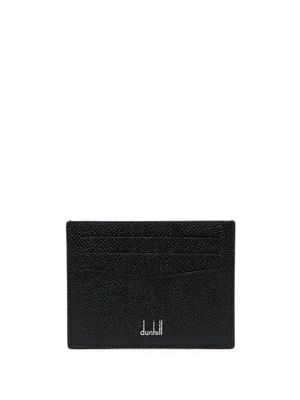 Dunhill logo-print leather cardholder - Black