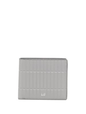 Dunhill logo-stamp debossed wallet - Grey