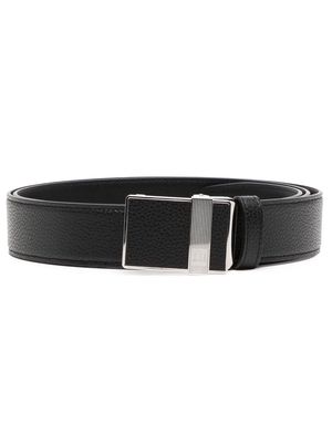 Dunhill Longtail buckled grained-leather belt - Brown