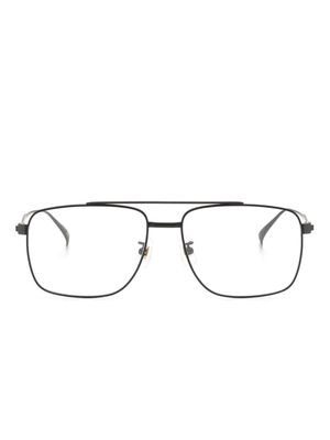 Dunhill navigator-frame glasses - Black