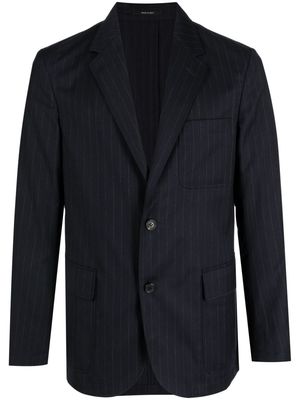 Dunhill pinstripe single-breasted blazer - Blue
