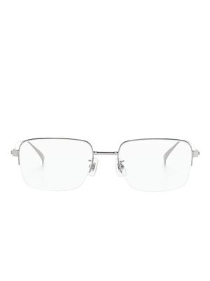 Dunhill rectangle-frame glasses - Grey