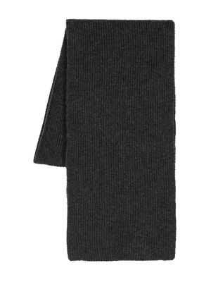 Dunhill ribbed cashmere scarf - Grey