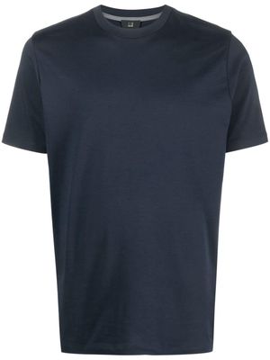 Dunhill short-sleeve cotton-silk T-shirt - Blue