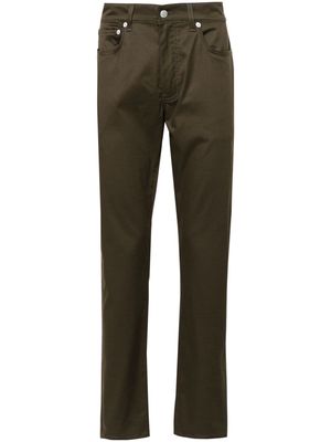 Dunhill slim-leg cotton trousers - Brown