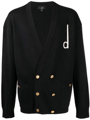 Dunhill V-neck double-breasted cardigan - Black