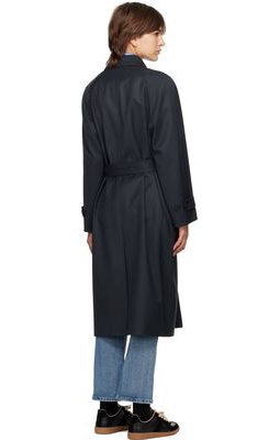 Dunst Black Raglan Sleeves Coat
