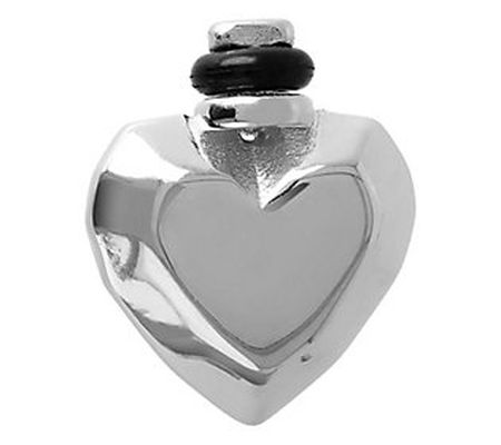DUO Sterling Silver Heart Charm