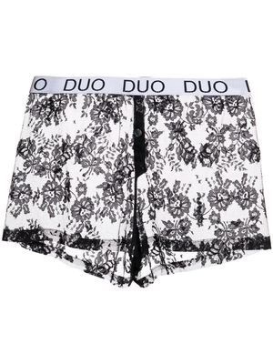 DUOltd graphic-print boxer shorts - Black