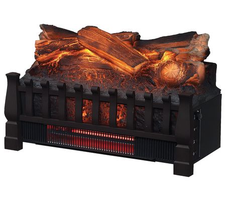 Duraflame Infrared Split Oak Log Set Heater w/ lack Grate