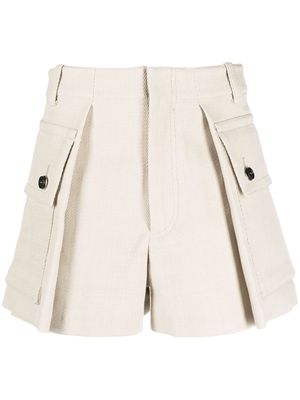 Durazzi Milano pocket-detail tailored shorts - Neutrals