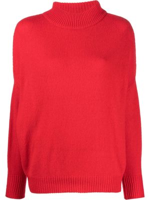 Dusan cashmere high neck jumper - Red