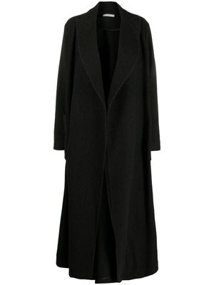 Dusan double-breasted cashmere coat - Black