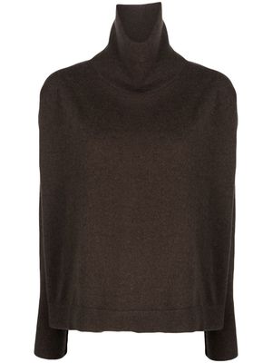 Dusan high-neck cashmere jumper - Brown