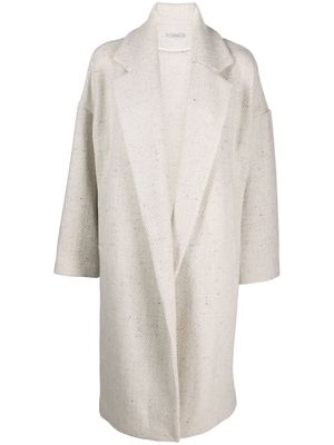 Dusan single-breasted wool-cashmere blend coat - Neutrals