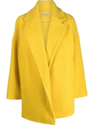 Dusan wool-cashmere wrap coat - Yellow