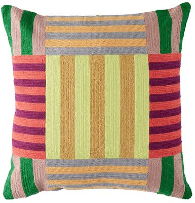 Dusen Dusen Multicolor Stripe Pillow