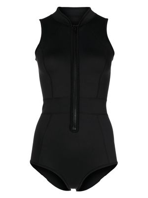 Duskii sleeveless zipped swimsuit - Black
