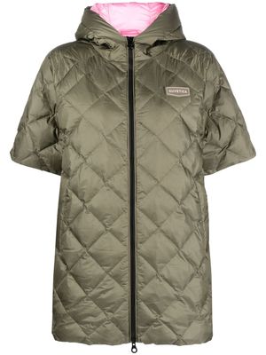 Duvetica Asolo diamond-quilting padded jacket - Green