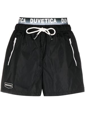 Duvetica Bilodi logo-print shorts - Black