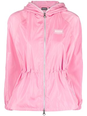 Duvetica Cimara hooded windbreaker jacket - Pink