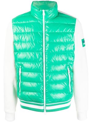 Duvetica colour-block down jacket - Green