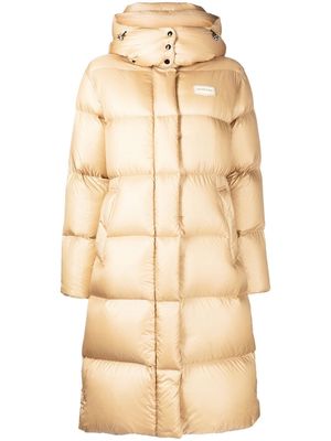 Duvetica Lemie padded-panel coat - Brown