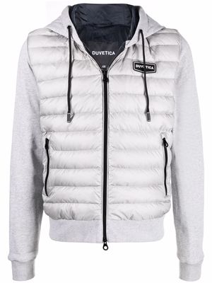 Duvetica padded feather-down sweatshirt jacket - Grey