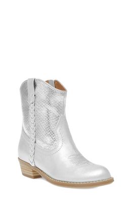 DV by Dolce Vita Kids' Lucia Western Boot in Silver