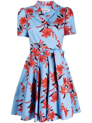 DVF Diane von Furstenberg Argos-print mini dress - Blue