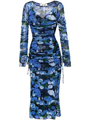 DVF Diane von Furstenberg Corinne midi dress - Blue