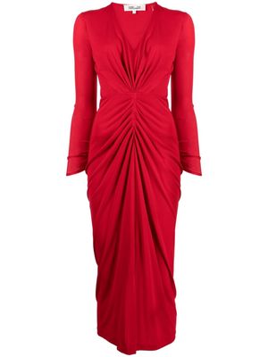 DVF Diane von Furstenberg Hades ruched midi dress - Red