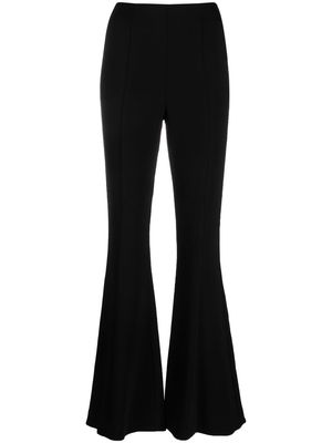 DVF Diane von Furstenberg high-waisted flared trousers - Black