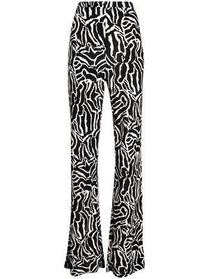 DVF Diane von Furstenberg high-waisted trousers - Black