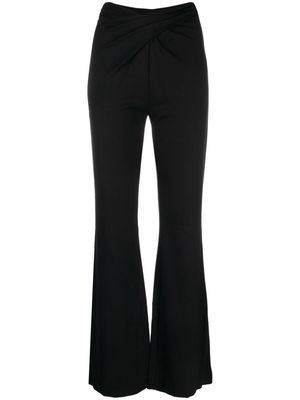 DVF Diane von Furstenberg Leigh flared trousers - Black