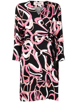 DVF Diane von Furstenberg Mikah faux-wrap dress - Multicolour