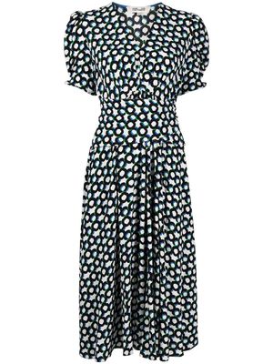 DVF Diane von Furstenberg Sammie short-sleeve midi dress - Multicolour