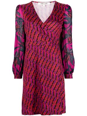 DVF Diane von Furstenberg silk wrap dress - Pink