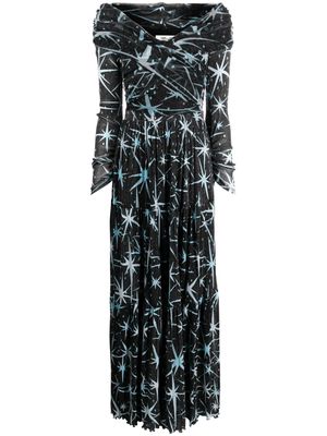 DVF Diane von Furstenberg Stassi off-shoulder dress - Black