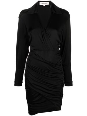 DVF Diane von Furstenberg Troian faux-wrap dress - Black