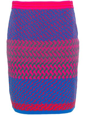 DVF Diane von Furstenberg Viv jacquard-knit skirt - Pink
