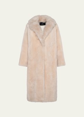 Dyed Cashmere Long Overcoat