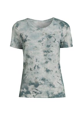 Dyed Cotton-Blend T-Shirt