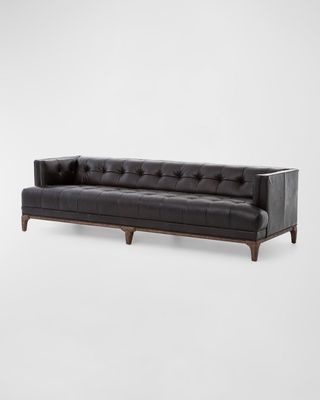 Dylan Leather Sofa, 91"