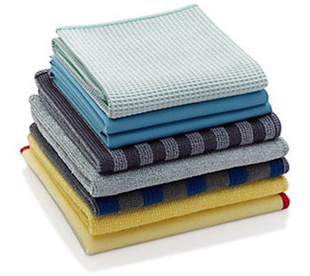 E-Cloth Home Cleaning Cloths Multi-Color 8 Pack