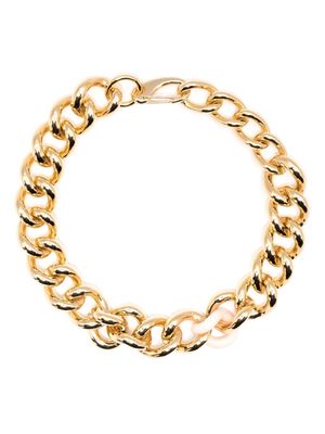 E.M. curb-chain necklace - Gold