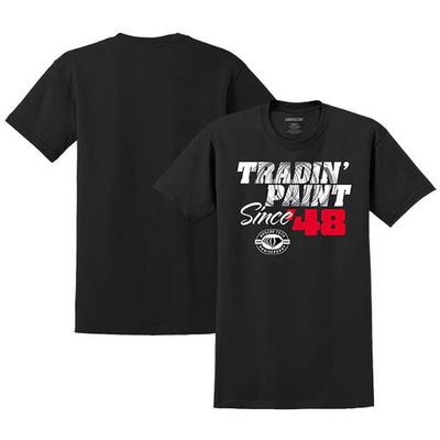 E2 APPAREL Men's Black NASCAR Tradin' Paint Since '48 Tri-Blend T-Shirt