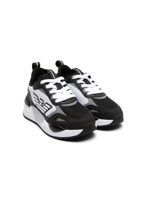 Ea7 Emporio Armani Ace Runner panelled sneakers - Black